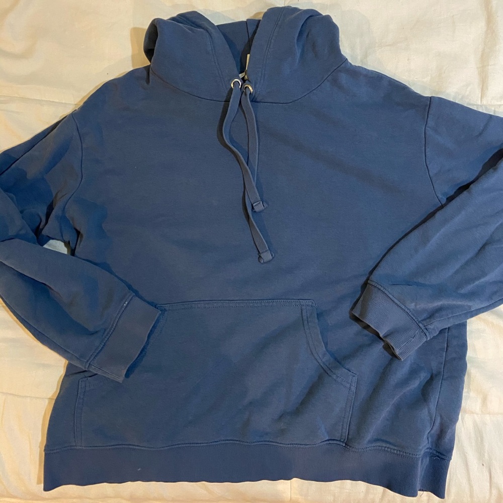 Blue hoodie